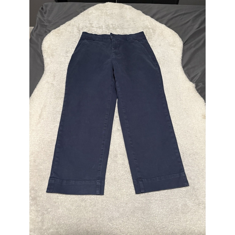 LL Bean Men's Classic Fit Navy Blue Double L Chino Khaki Pants Size 33x32 NWT